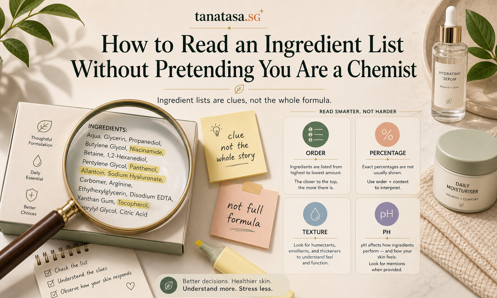 How to Read an Ingredient List Without Pretending You Are a Chemist