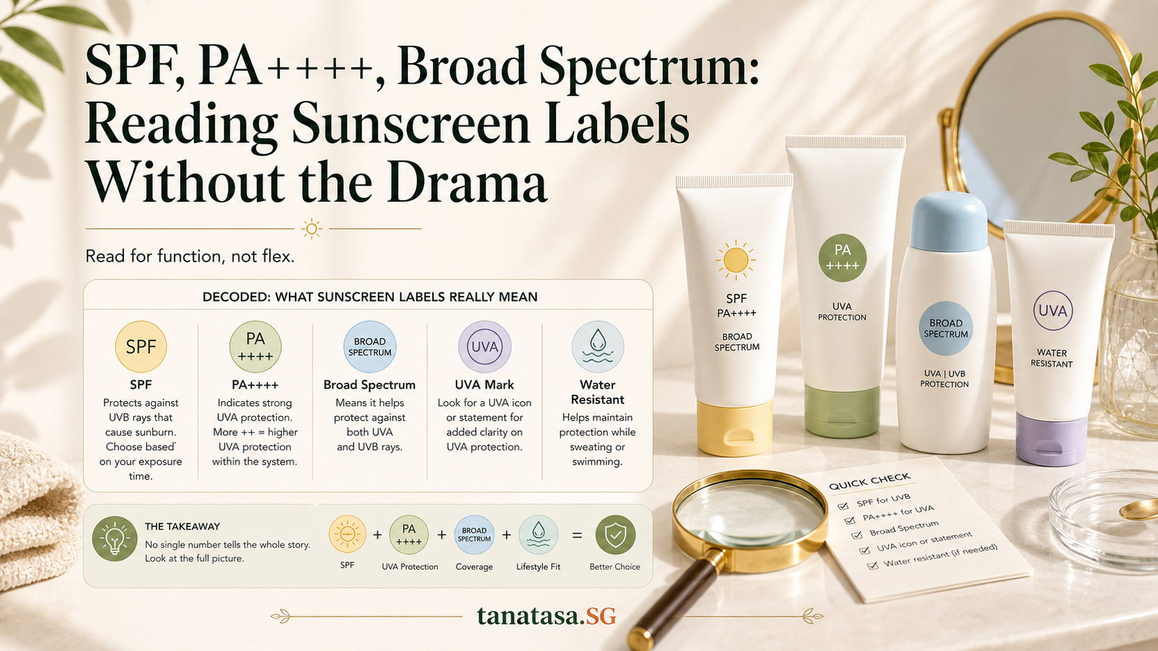 SPF, PA++++, Broad Spectrum: Reading Sunscreen Labels Without the Drama