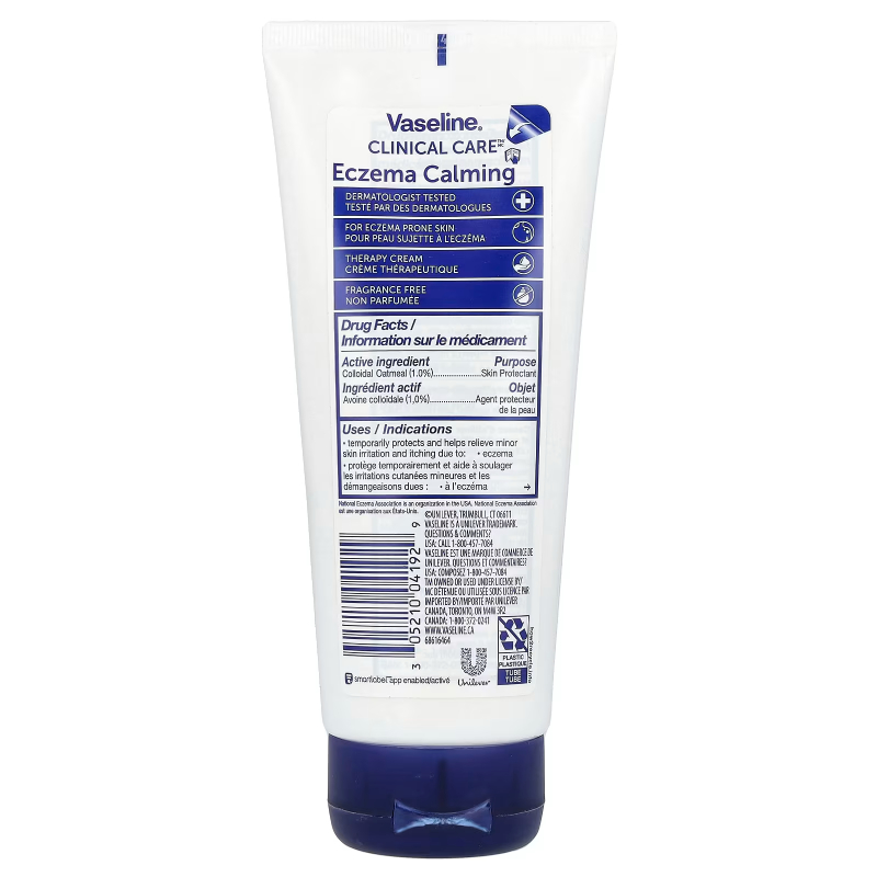 Vaseline Eczema Relief 200 ml Cream - Dry & Itchy Skin