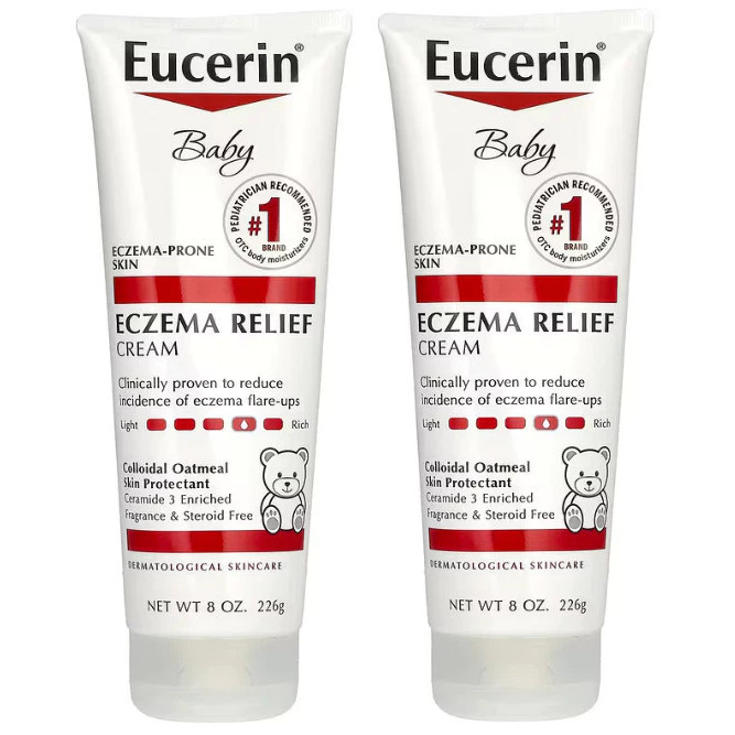 Eucerin Eczema Relief 141 g/226 g Cream - Baby Care