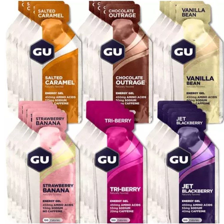GU Energy Energy Gel 24 pack Energy Gel - Sports Nutrition